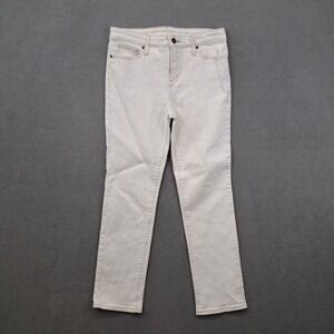 Chico's Off-White Cropped Ankle Jeans